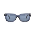 Último moda unissex ce &amp; fda full rim retangular qualidade acetato Óculos de sol